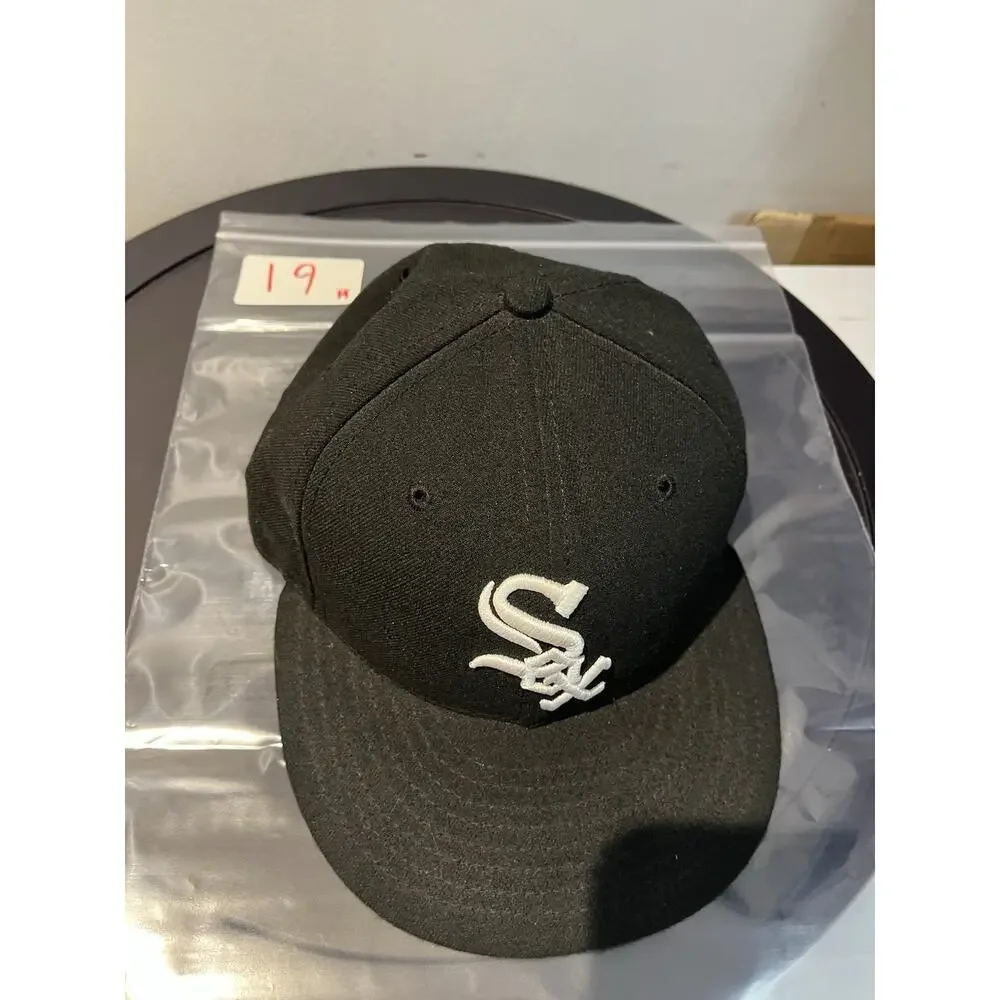 New Era On-Field Cool Base 59Ffity 6 7/8 retro Chicago White Sox fitted hat USA